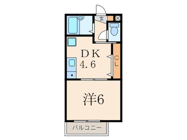 ハ－ヴェスト八雲の物件間取画像